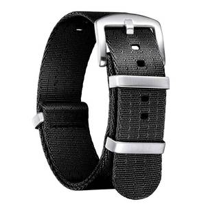 lot 18752 image: BINLUN Nylon Watch Band Military Replacement Strap, Multiple Widths