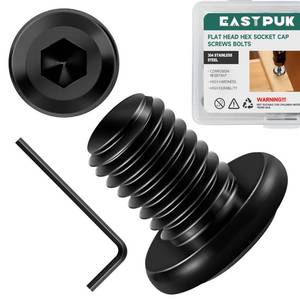 lot 18762 image: EASTPUK Socket Head Cap Screws M8-1.25 x 0.47 304 Stainless Steel 20 Pcs