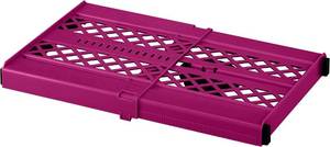 lot 18767 image: LockerMate Adjust-A-Shelf Locker Shelf 12-15 Inch Adjustable Width Pink