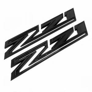 lot 18771 image: Yoaoo 2 Pack Z71 Emblem Badges Gloss Black Fits Silverado Tahoe Suburban