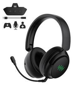 lot 18806 image: INGA Wireless Gaming Headset Xbox PC PS5 Switch 2.4GHz Bluetooth 5.2 Green LED