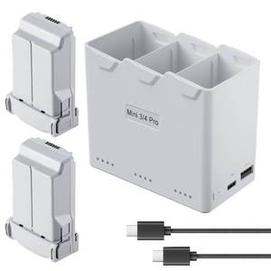 lot 18811 image: YATEOO Flight Battery Plus 3850mAh 2-Pack for DJI Mini 4 ProMini 3 ProMini 3  Retail $120.99