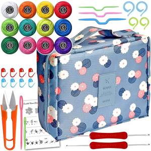 lot 18836 image: Colored Bird Crochet Knitting Kit 12 Colors Size 3 100% Cotton Crochet Thread