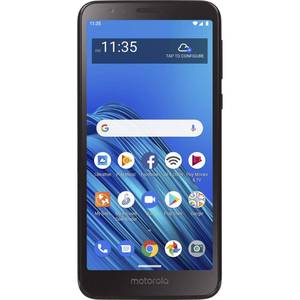 lot 18857 image: Simple Mobile Motorola Moto E6 4G LTE Smartphone 16GB Black Locked