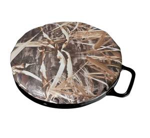 lot 19595 image: AUSCAMOTEK Swivel Bucket Lid Seat Cushion Camo 5-6 Gallon Duck Blind