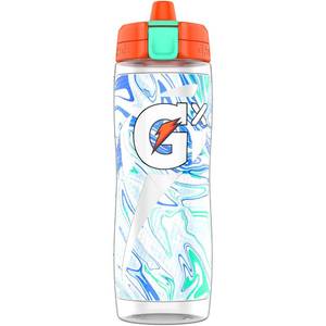 lot 20054 image: Gatorade Gx Refillable Squeeze Bottle 30 Oz Marble White