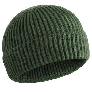lot 20065 image: Choshion Fisherman Beanie 50% Wool Short Cuffed Knit Winter Hat