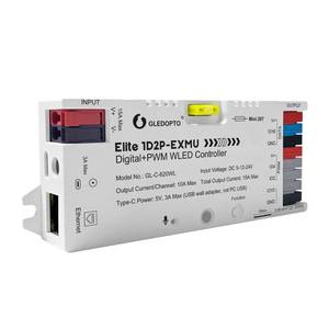 lot 20066 image: GLEDOPTO Elite ESP32 WLED LED Strip Controller Ethernet WiFi Dual Output