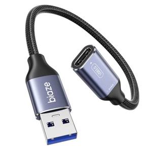 lot 20096 image: Biaze USB-C Female to USB-A Male Adapter, 10Gbps USB 3.2 Gen 2