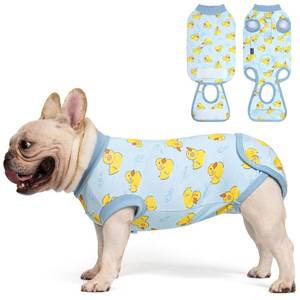 lot 20103 image: Cyeollo Dog Recovery Suit Surgical Onesie Yellow Duck S