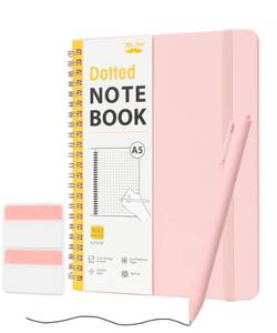 lot 20119 image: Mr. Pen Dotted Spiral Journal Notebook Set A5 160 Pages