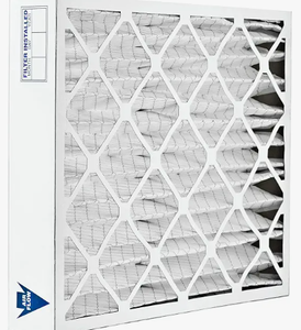 lot 1579 image: 24x24x4 Pleated Air Filter, Actual Size 23-38 x 23-38 x 3-34 in