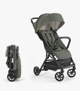 lot 1582 image: Inglesina Quid2 Stroller, Olive Gray Fabric Seat with Black Frame