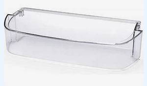 lot 11084 image: Clear Plastic Refrigerator Door Bin Shelf Part W10710203