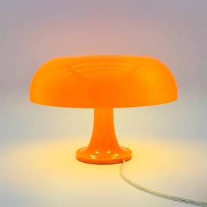 lot 1650 image: Lotus Atelier Orange Mushroom Table Lamp, E14 Bulb Included