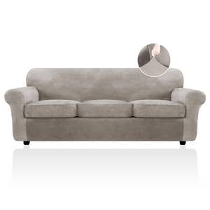 lot 1654 image: FestiCorp Velvet Sofa Cover 4 Piece for 3 Cushion Sofas