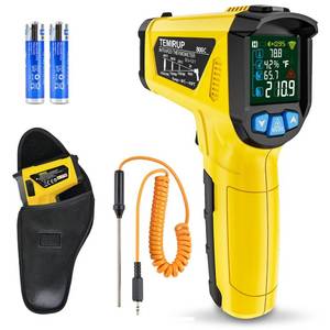 lot 2138 image: Temirup Infrared Thermometer Temp Gun -58°F to 1472°F with K Probe