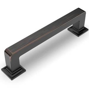 lot 2140 image: Amerdeco 10 Pack Oil Rubbed Bronze Cabinet Pulls 3-34 Inch Hole Centers ZH0019