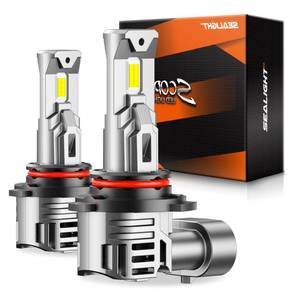 lot 2162 image: SEALIGHT 9005HB3 LED Bulbs 50000LM 6500K Cool White Pack of 2