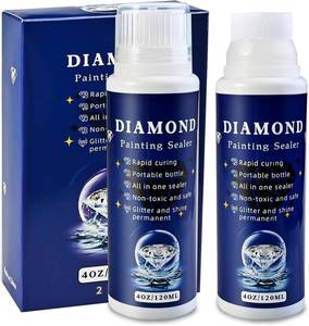lot 2163 image: Faburo Diamond Painting Sealer Glue 2 Pcs 8 Oz