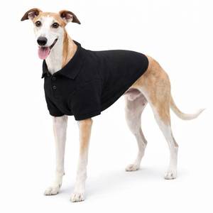lot 2198 image: Lovelonglong Dog Polo Shirt Two-Button Collar 100% Cotton White XXL