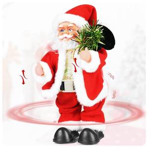 lot 5529 image: SdeNow Hip Shaking Animated Musical Santa Claus Christmas Toy with Spanish Song