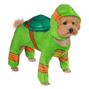 lot 6004 image: Rubies Teenage Mutant Ninja Turtles TMNT Pet Costume Large Michelangelo