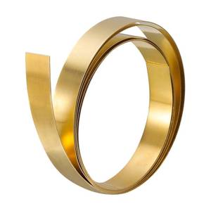 lot 6011 image: uxcell Brass Sheet Roll 118.1 in x 0.39 in x 0.0039 in