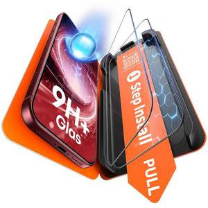 lot 6453 image: Screen Protector 9H Tempered Glass for iPhone 18 Pro Max 2 Pack