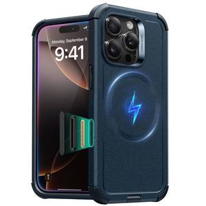 lot 6466 image: ESR Cyber Tough iPhone 16 Pro MagSafe Case, Night Sky