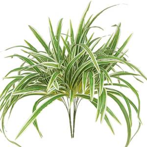 lot 6482 image: Doment 2 Pack Artificial Spider Plant 23.6 In Faux Greenery