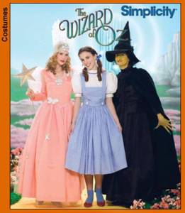 lot 6486 image: Simplicity Wizard of Oz Costume Sewing Pattern Womens Sizes 14-22 4136