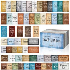 lot 6494 image: Estune Bible Verse Prayer Cards 480 Pcs Mini Scripture Assorted Classic Style