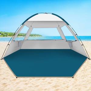 lot 7423 image: COMMOUDS Beach Tent Sun Shelter 3468 Person UPF 50