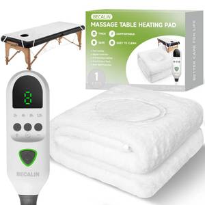 lot 7424 image: BECALIN Massage Table Warmer Heating Pad 30 x 71 Inch 9-Level Heat