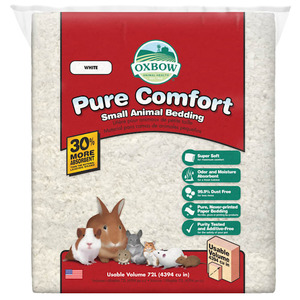 lot 7425 image: Oxbow Pure Comfort Small Animal White Bedding 42 L OX10602