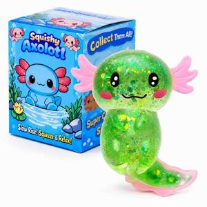 lot 8131 image: Axolotl Squishy Stress Ball TPR Fidget Toy 3.9 Inch
