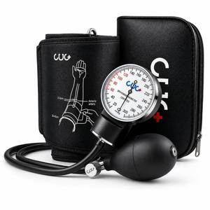 lot 8136 image: CUG Manual Blood Pressure Cuff, 9-17 Inch Arm Size, Black