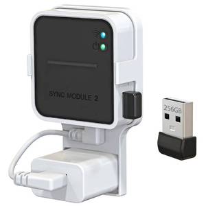 lot 8149 image: Hibezos 256GB USB Flash Drive with Outlet Wall Mount for Blink Sync Module 2