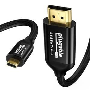 lot 8164 image: Plugable Micro HDMI to HDMI Cable 6.6FT 4K60Hz