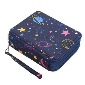 lot 8212 image: Lbxgap Colored Pencil Case Organizer 72 Slots With Removable Handle Strap