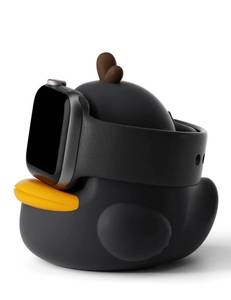 lot 8230 image: ELETIUO Duck Charging Stand Dock for Apple Watch 38-49mm Black
