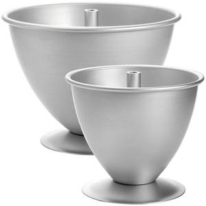 lot 8247 image: Cedilis Doll Cake Mold 2 Pack 8 Inch and 6 Inch Princess Skirt Pan