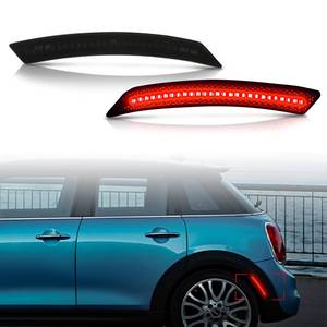 lot 8262 image: Bestview Rear Side Marker Lights Red LED for MINI Cooper R55-R61 2007-2015