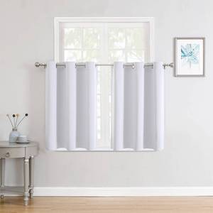 lot 8265 image: ChrisDowa Short Blackout Curtains for Bedroom 36 Inches Long