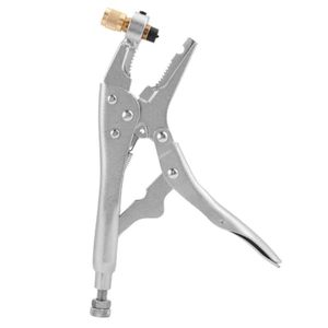 lot 8301 image: Yctze Refrigerant Recovery Pliers, Locking Steel 14 SAE