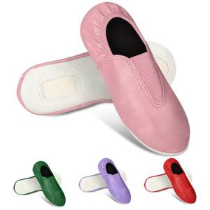 lot 8303 image: EEASE Gymnastic Tumbling Shoes Flamingo Pink Size 3 Goat Leather Slip-On