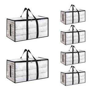 lot 13067 image: SummitFlare Clear Moving Bags 200 LB 6 Pack