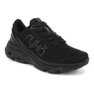 lot 13086 image: Ryka Womens Walking Sneakers Size 9.5 Wide Black Devotion X Max J0705F1001