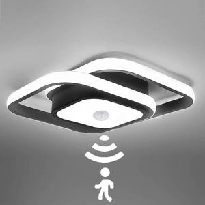 lot 13168 image: EIDEARAY Motion Sensor LED Ceiling Light 36W 6000K Cold White Flush Mount